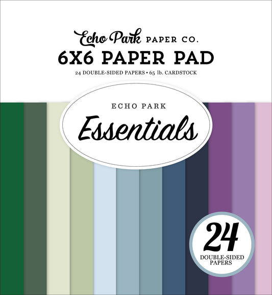 Echo Park Double-Sided Paper Pad 6"X6"-Cool