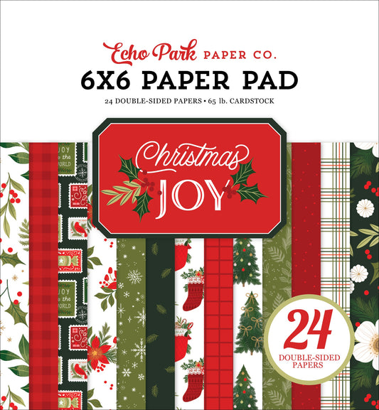 Echo Park Double-Sided Paper Pad 6"X6"-Christmas Joy