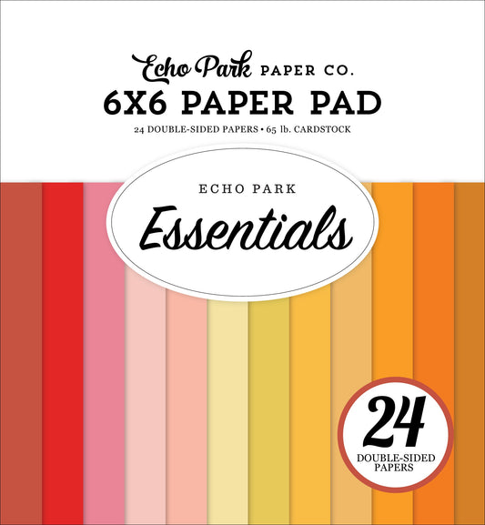 Echo Park Double-Sided Paper Pad 6"X6"-Warm