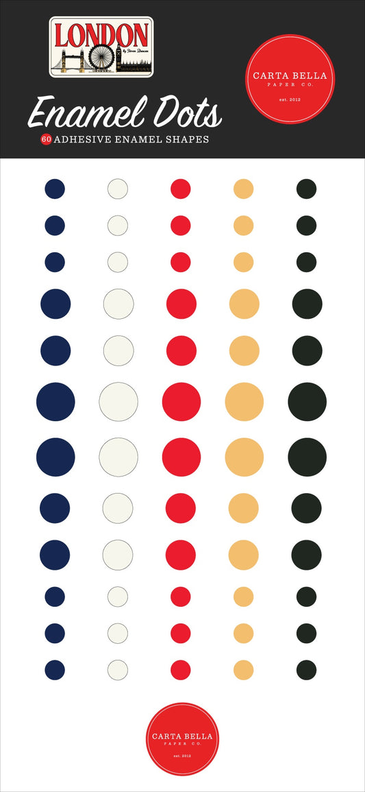 Carta Bella Enamel Dots-London