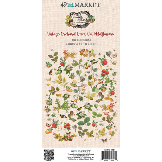 49 And Market Laser Cut Outs-Vintage Orchard Wildflower