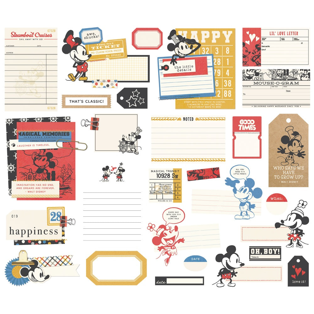 Say Cheese Classic Mouse Bits & Pieces Die-Cuts-Journal