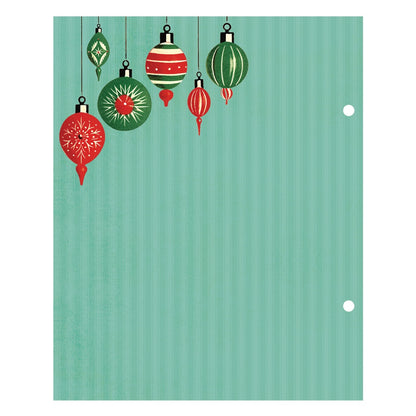 Simple Stories Sn@p! Binder 6"X8"-Simple Vintage Holly Jolly