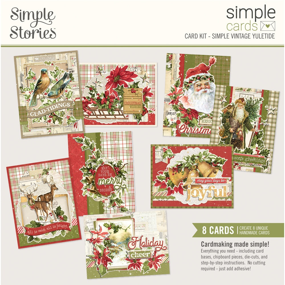 Simple Stories Simple Cards Card Kit-Simple Vintage Yuletide