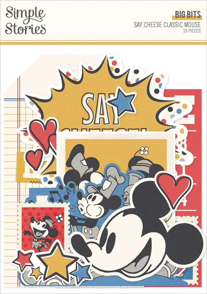 Say Cheese Classic Mouse Bits & Pieces Die-Cuts-Big