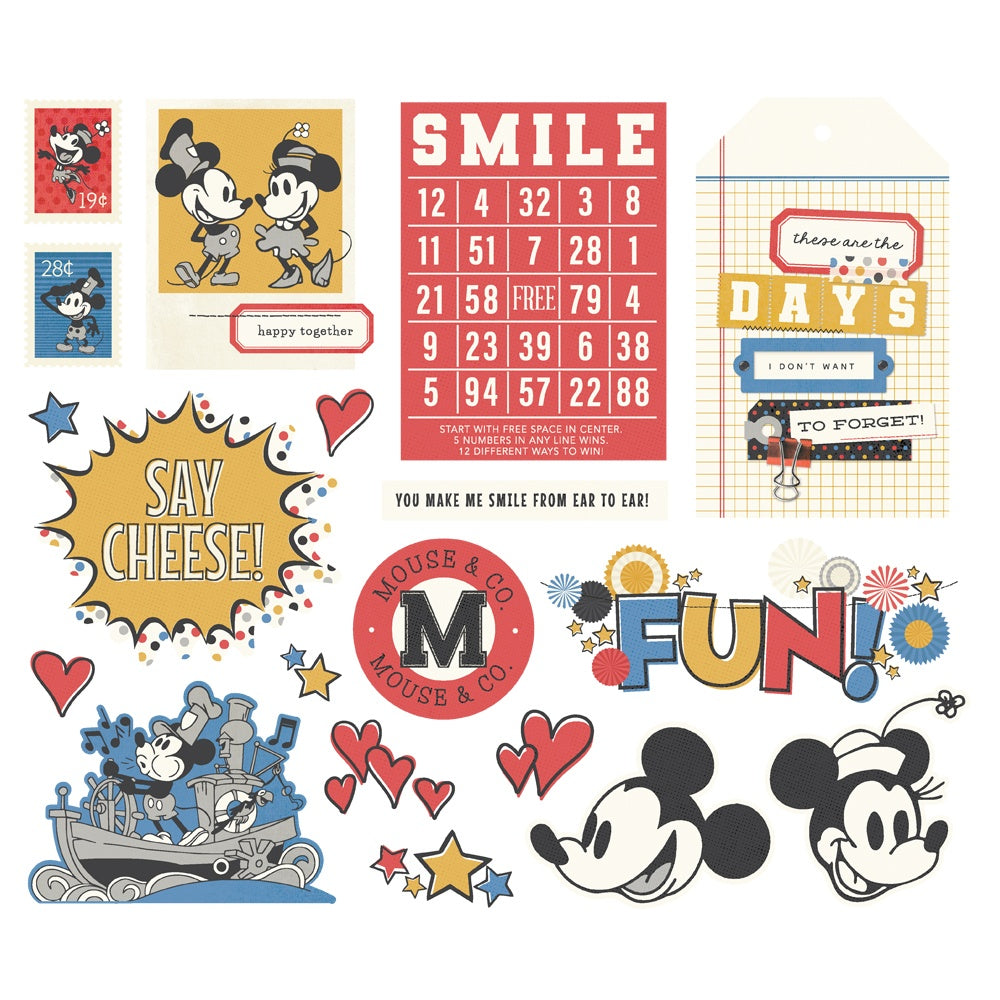 Say Cheese Classic Mouse Bits & Pieces Die-Cuts-Big