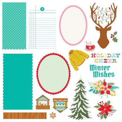 Simple Stories Simple Cards Card Kit -Snow Pine Lodge