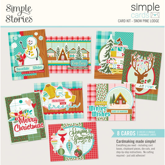 Simple Stories Simple Cards Card Kit -Snow Pine Lodge