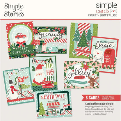 Simple Stories Simple Cards Card Kit -Santa's Village