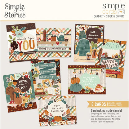 Simple Stories Simple Cards Card Kit -Cider & Donuts