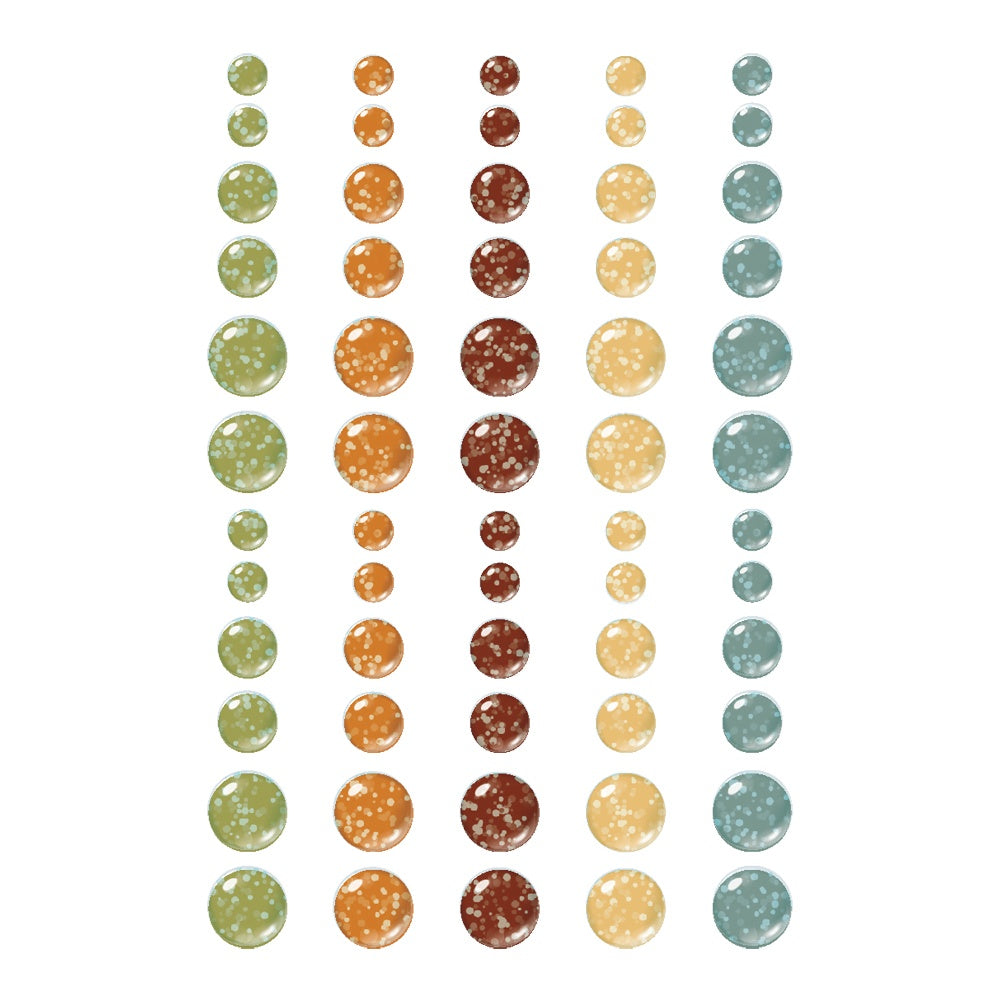 Cider & Donuts Enamel Dots-GLITTER