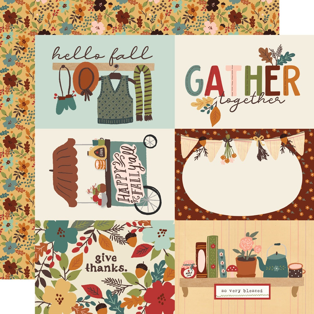 Cider & Donuts Double-Sided Cardstock 12"X12"-