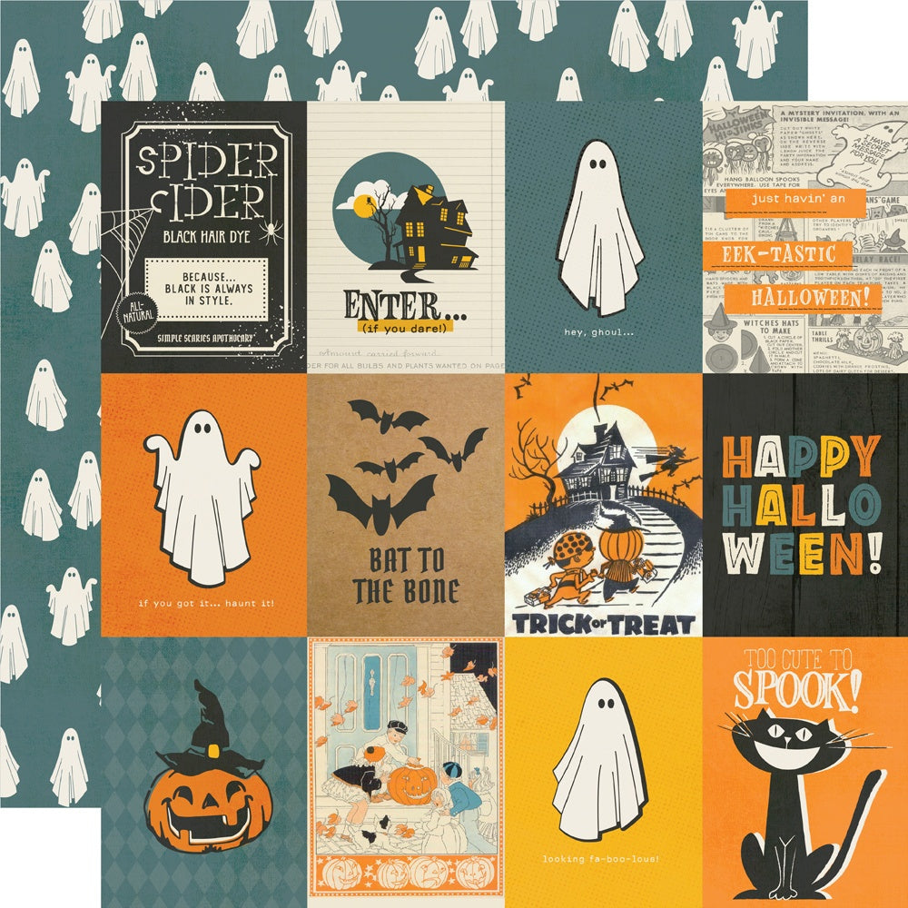 Simple Vintage Scary Stories Double-Sided Cardstock 12"X12"