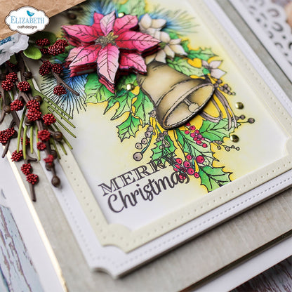 Elizabeth Craft Clear Stamps-Joyous Christmas