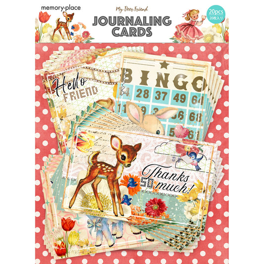 Memory Place Journal Card Pack 20/Pkg-My Deer Friend