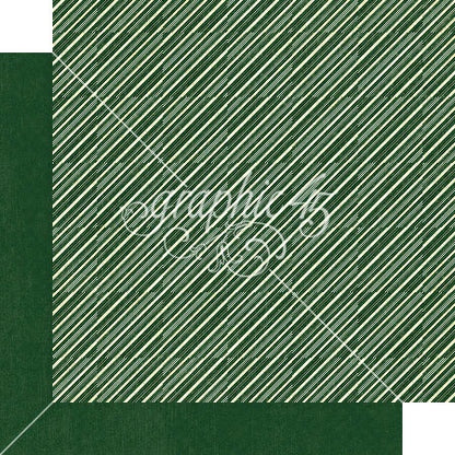 Graphic 45 Collection Pack 12"X12"-Patterns & Solids, Merry & Bright