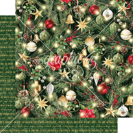 Merry & Bright Double-Sided Cardstock 12"X12"-Merry & Bright