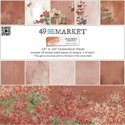 49 & Market Collection Pack 12"X12"-Color Swatch: Terracotta