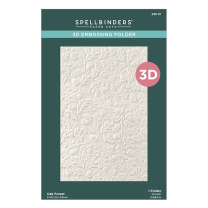 Spellbinders 3D Embossing Folder -Oak Forest