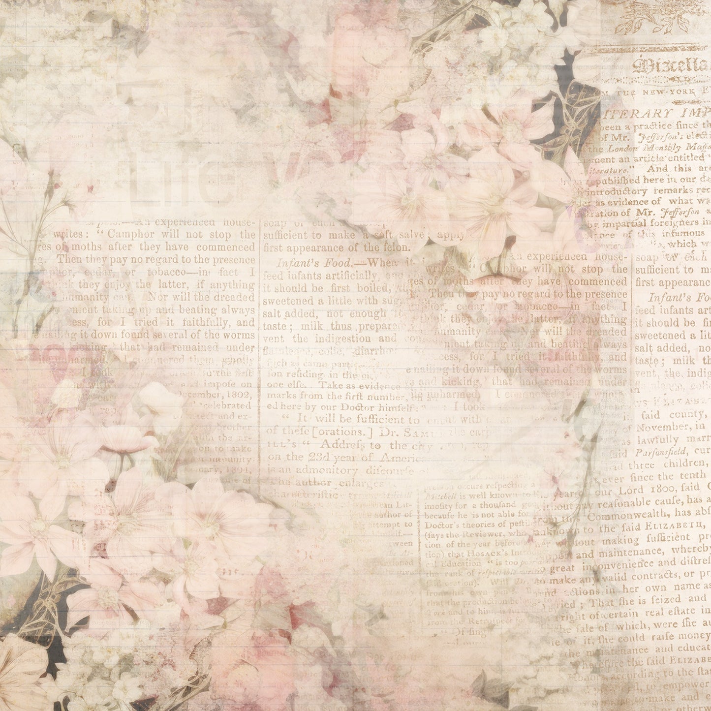 Beautiful Junque Double-Sided Cardstock 12"X12"- Select Style