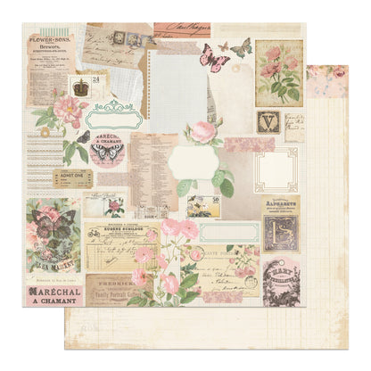 Beautiful Junque Double-Sided Cardstock 12"X12"- Select Style