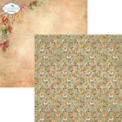 Elizabeth Craft Double-Sided Cardstock Pack 12"X12"-Autumn Harvest