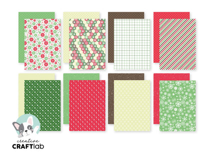 Studio Light Friendz Paper Pad 8.25"X5.83" 24/Pkg-Nr. 256, Home For Christmas
