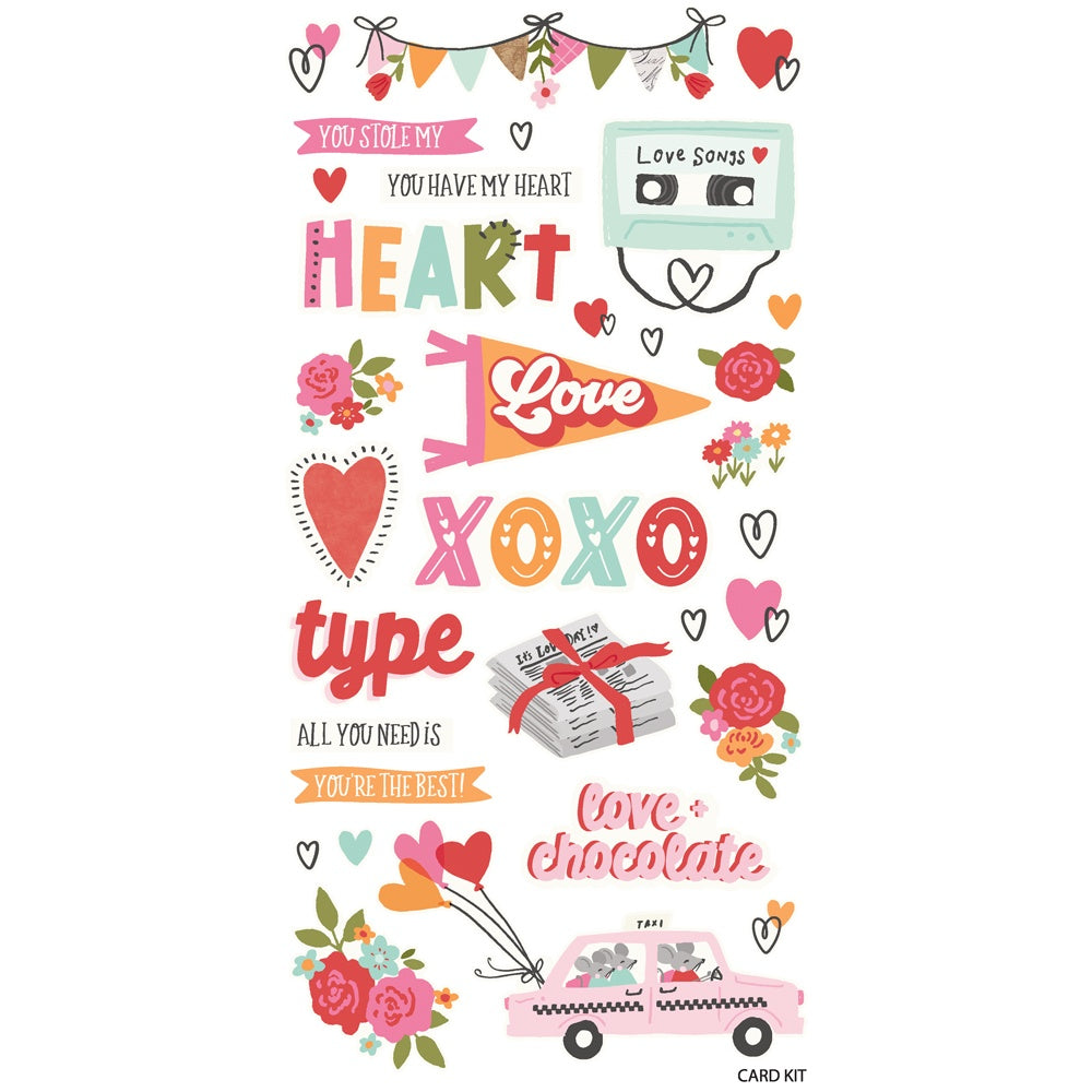 Simple Stories Simple Cards Card Kit-Heartstrings