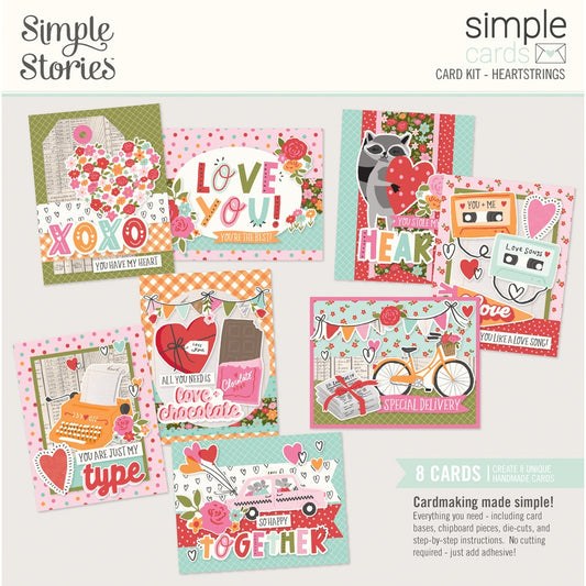 Simple Stories Simple Cards Card Kit-Heartstrings