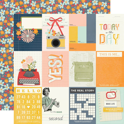 For the Record Double-Sided Cardstock 12"X12"-