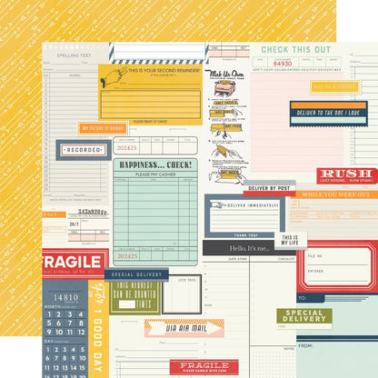 For the Record Double-Sided Cardstock 12"X12"-