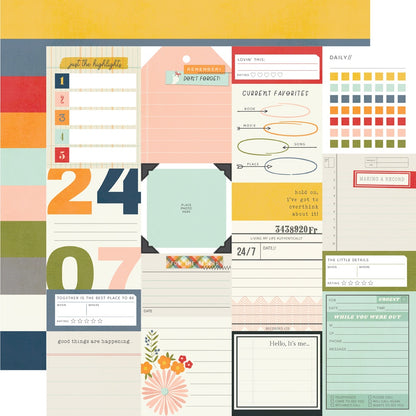 For the Record Double-Sided Cardstock 12"X12"-