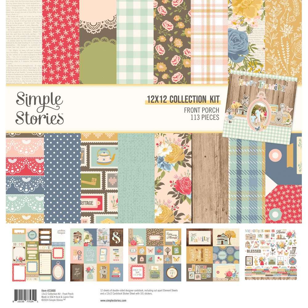 Simple Stories Collection Kit 12"X12"-Front Porch