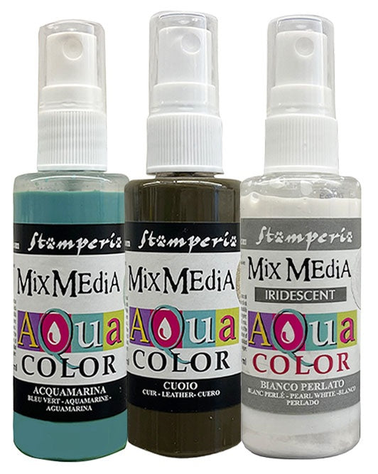 Stamperia Aquacolor 3/Pkg-Create Happiness Dewdrops