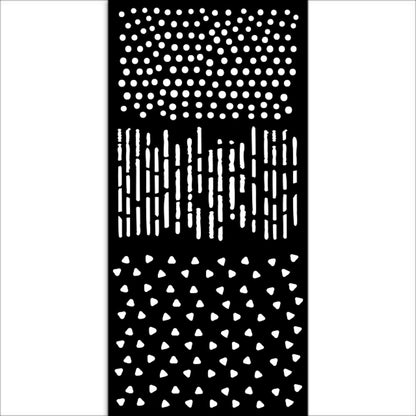 Stamperia Stencil 4.72"X9.84"-Create Happiness Dewdrops Patterns