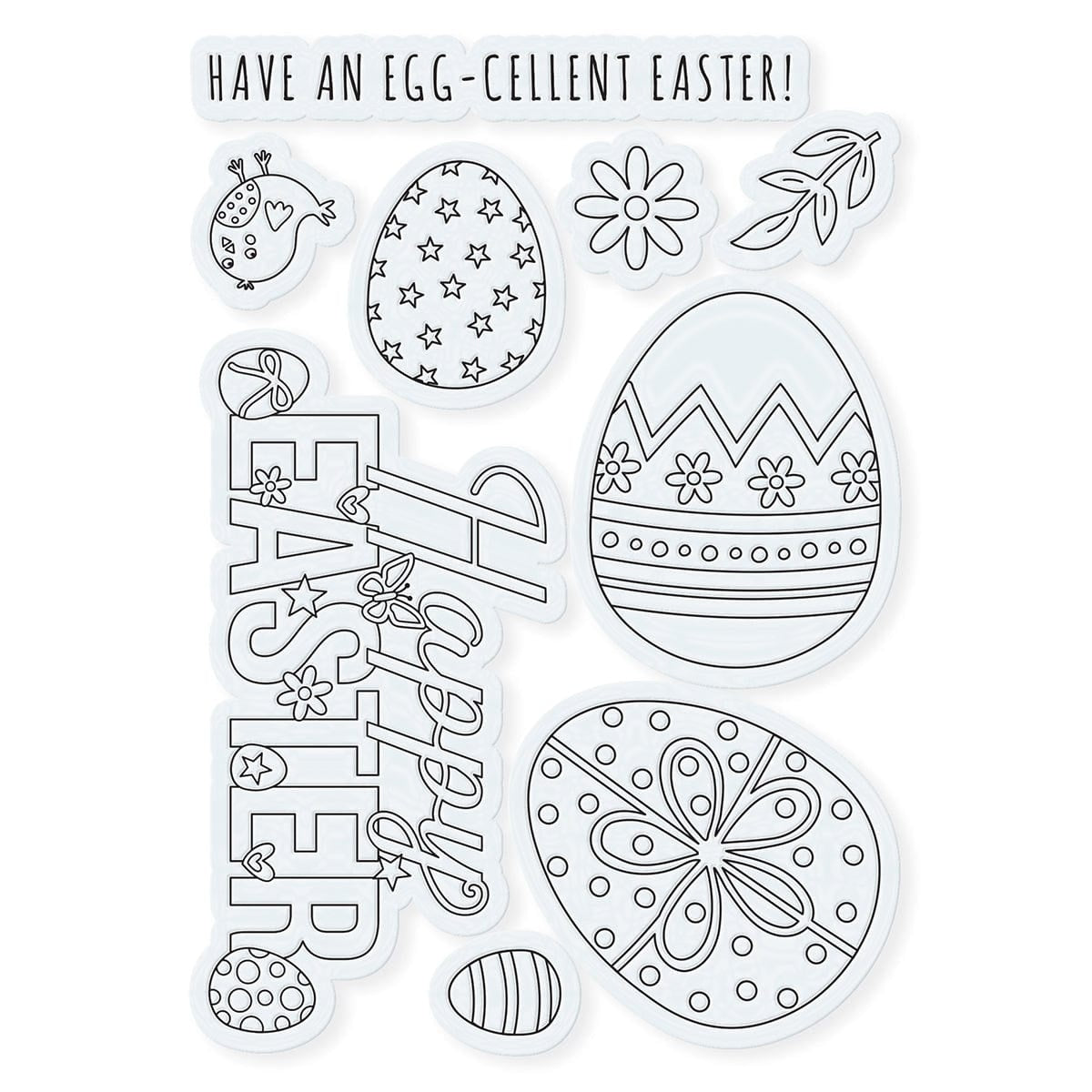 Tonic Studios A6 Stamp Set-A Pastel Parade