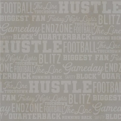 Simple Stories Football Double-Sided Cardstock 12"X12"- Select Style