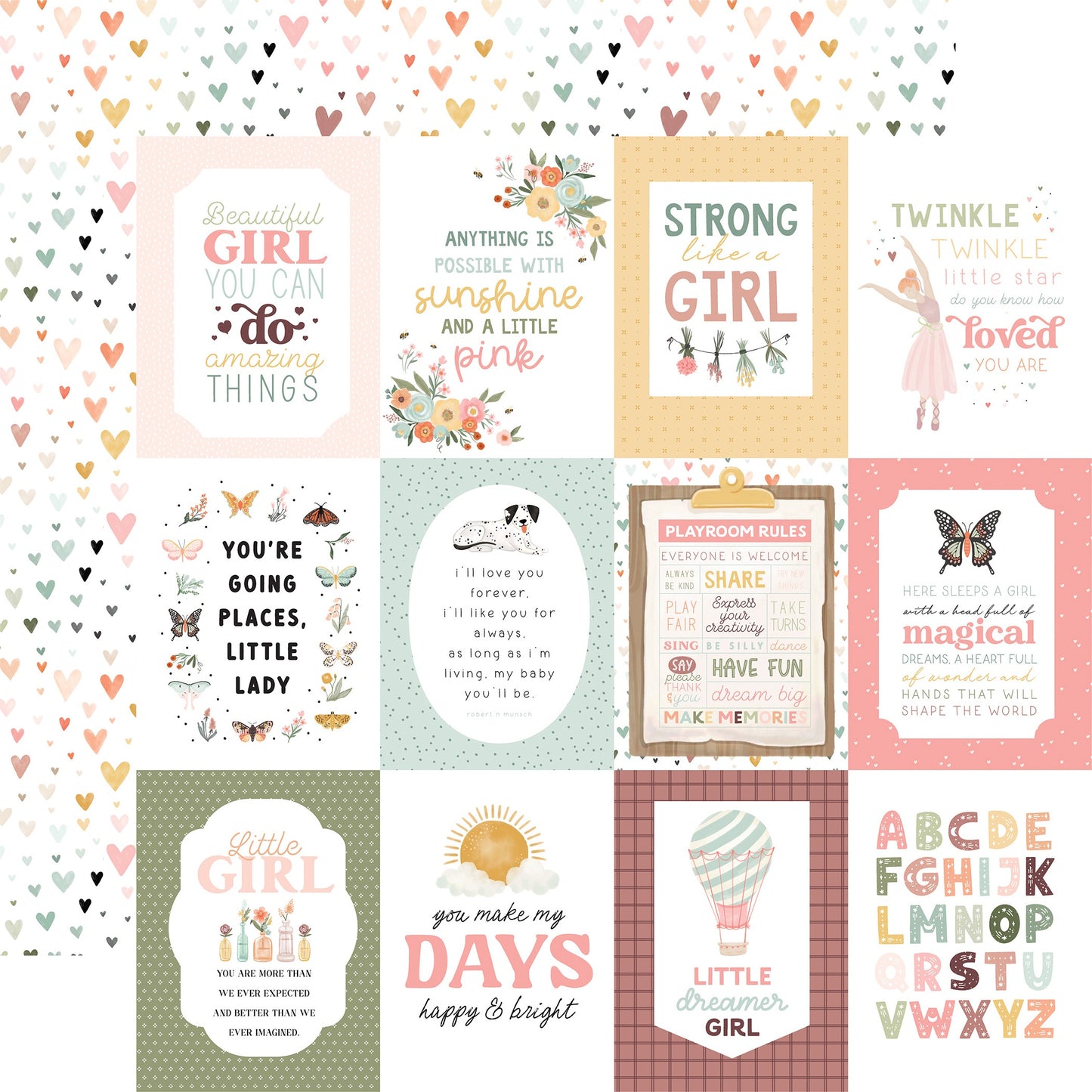 Thats My Girl Double-Sided Cardstock 12"X12"-Select Style