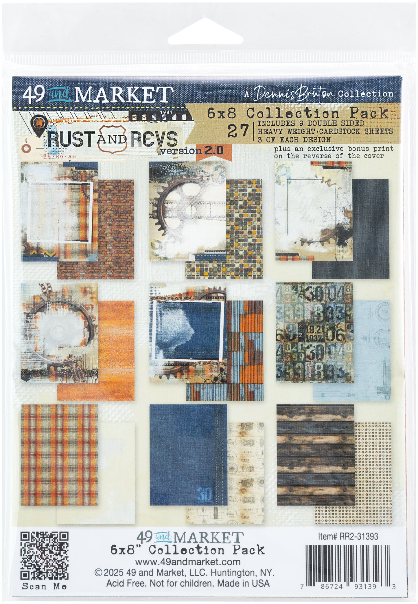 49 And Market Collection Pack 6"X8"-Rust & Revs 2.0