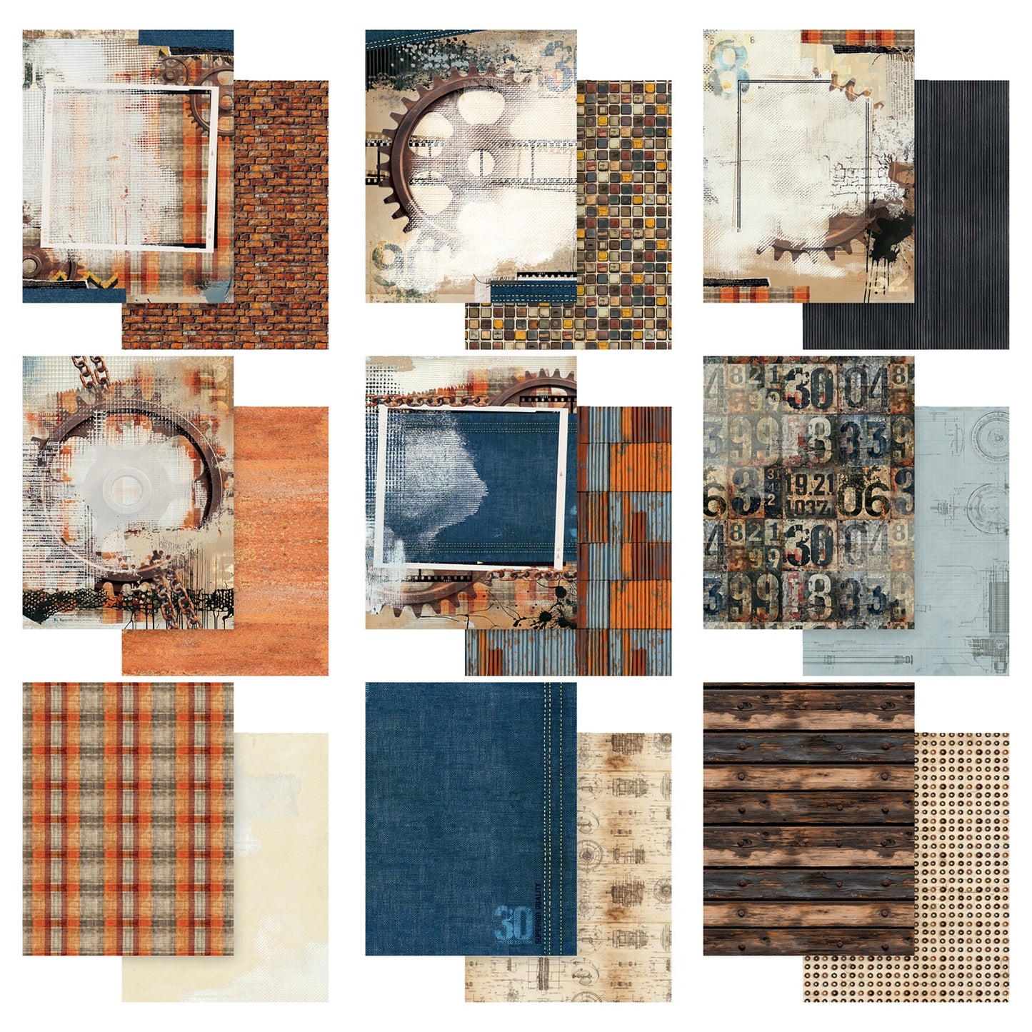 49 And Market Collection Pack 6"X8"-Rust & Revs 2.0