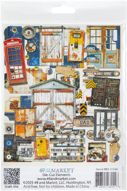 49 And Market Die-Cut Elements-Rust & Revs 2.0