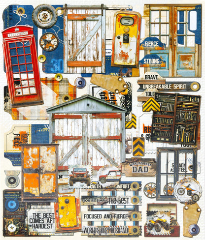 49 And Market Die-Cut Elements-Rust & Revs 2.0