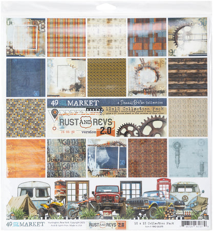 49 And Market Collection Pack 12"X12"-Rust & Revs 2.0