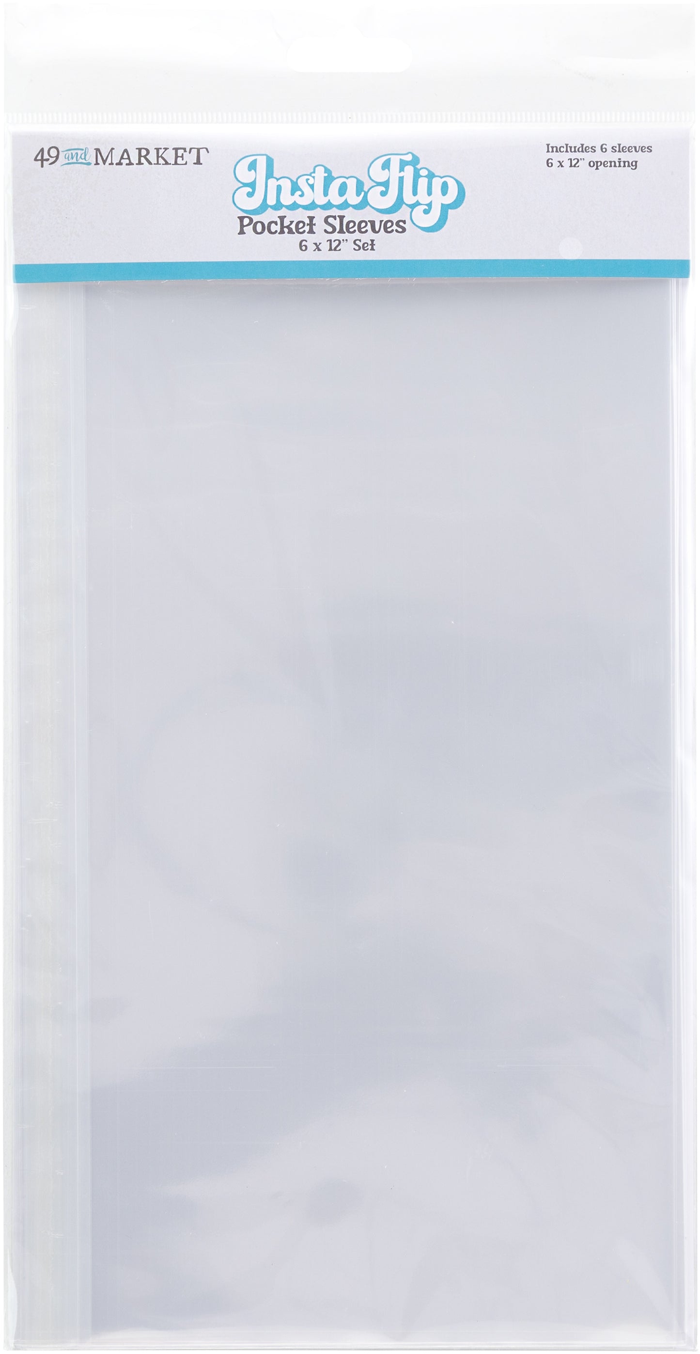 49 And Market InstaFlip Sleeves-6"X12"