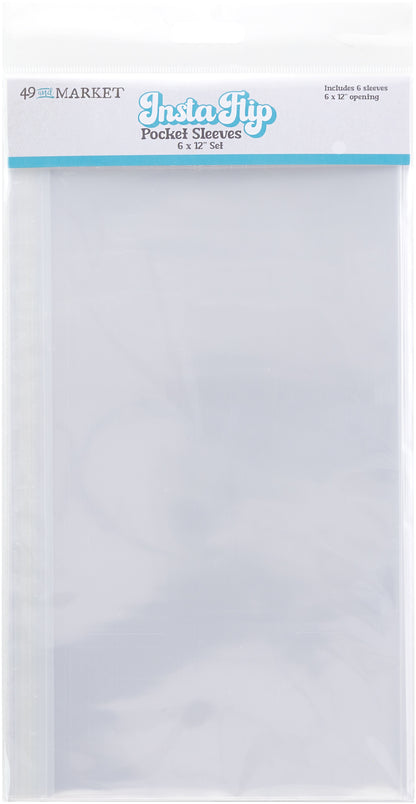 49 And Market InstaFlip Sleeves-6"X12"