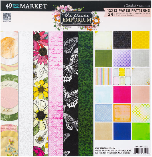 49 And Market 12"X12" Paper Pad -The Flower Emporium