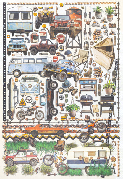 49 And Market Laser Cut Outs-Elements, Rust & Revs 2.0