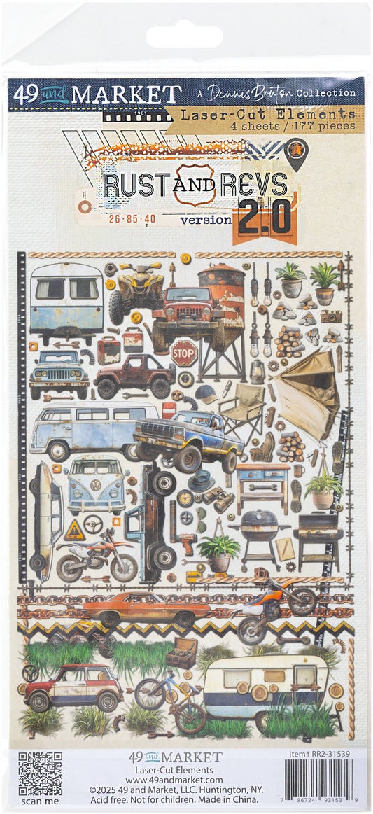 49 And Market Laser Cut Outs-Elements, Rust & Revs 2.0