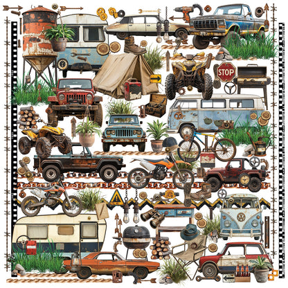 49 And Market Laser Cut Outs-Elements, Rust & Revs 2.0