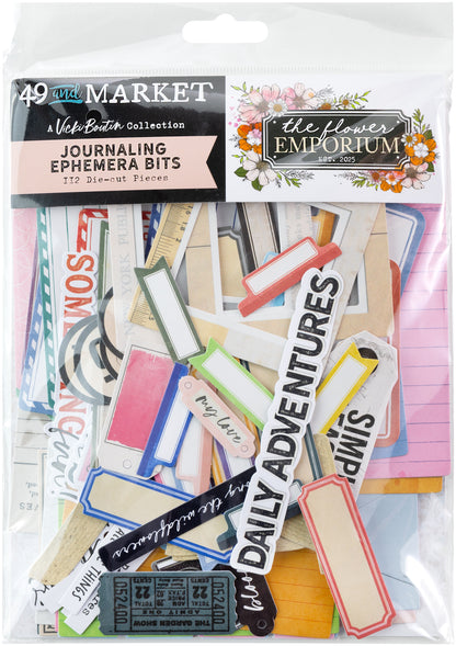 49 And Market Die-Cuts-Journaling, The Flower Emporium